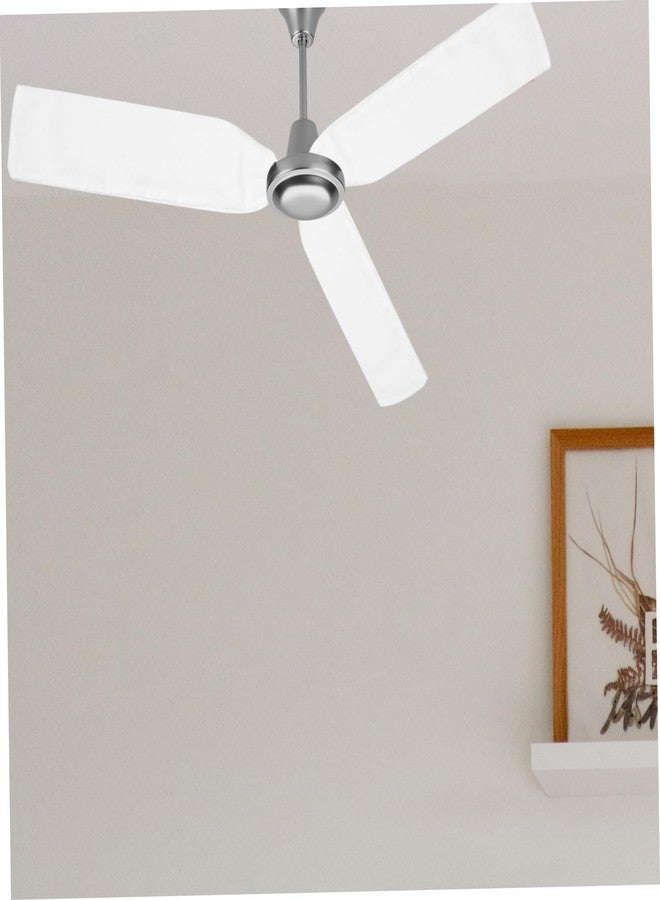 BUGUUYO Ceiling Fan Covers Universal Fit Fabric Covers Easy to Install Guards Fan Blades White Ceiling Fan - Image 5